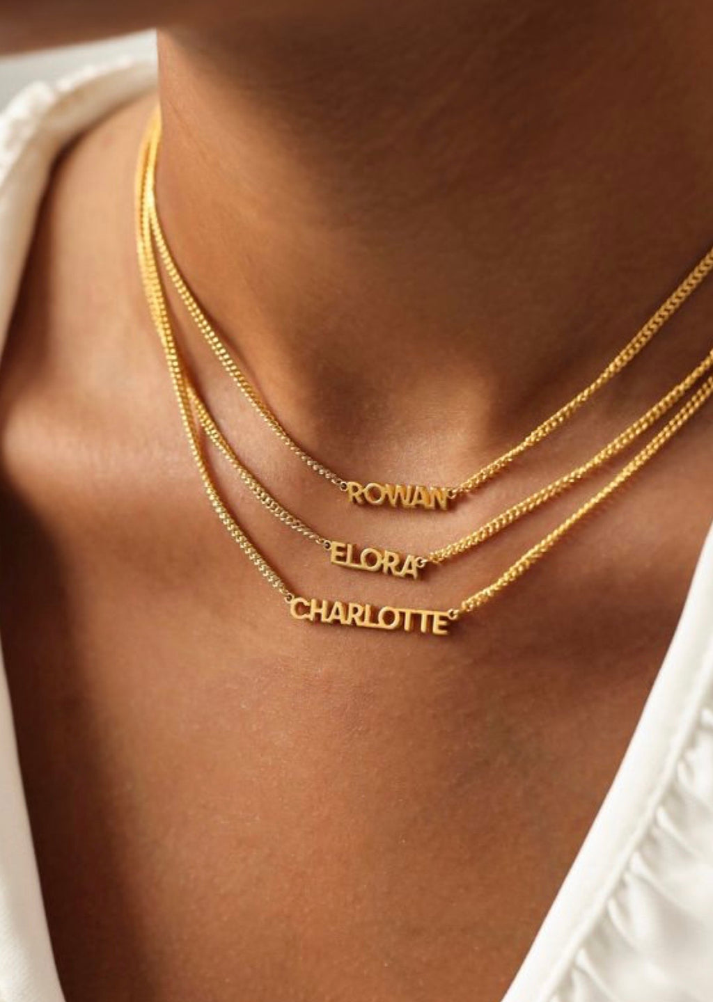 Multiple Custom Name Necklace