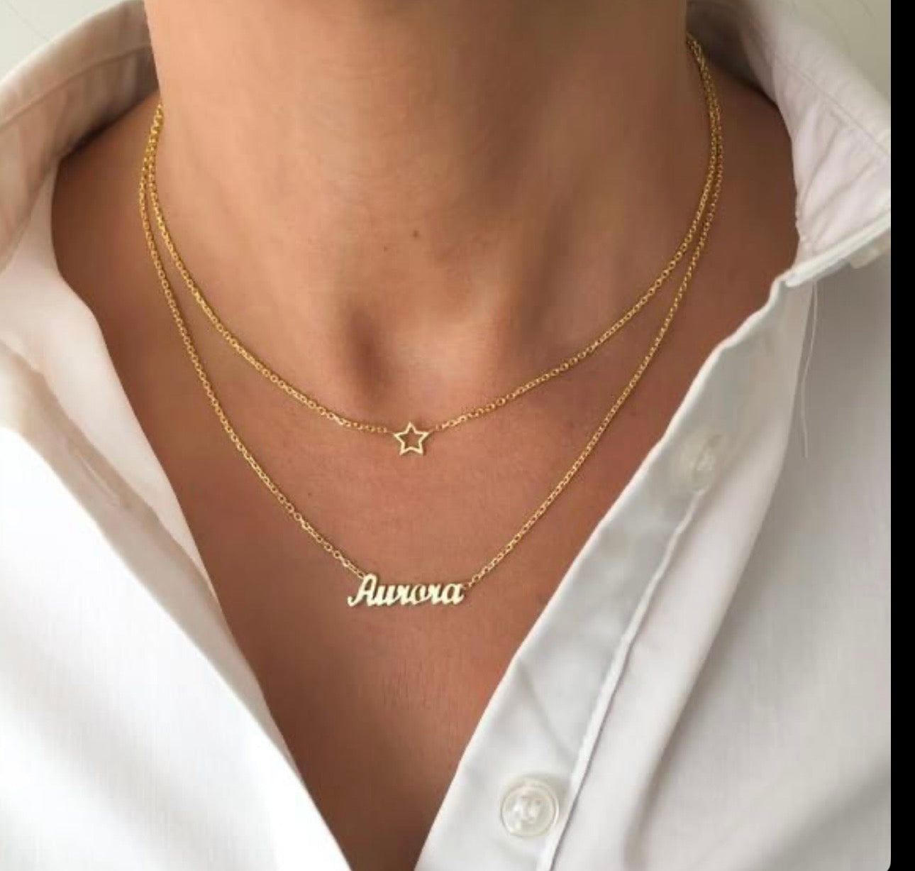 Multiple Custom Name Necklace