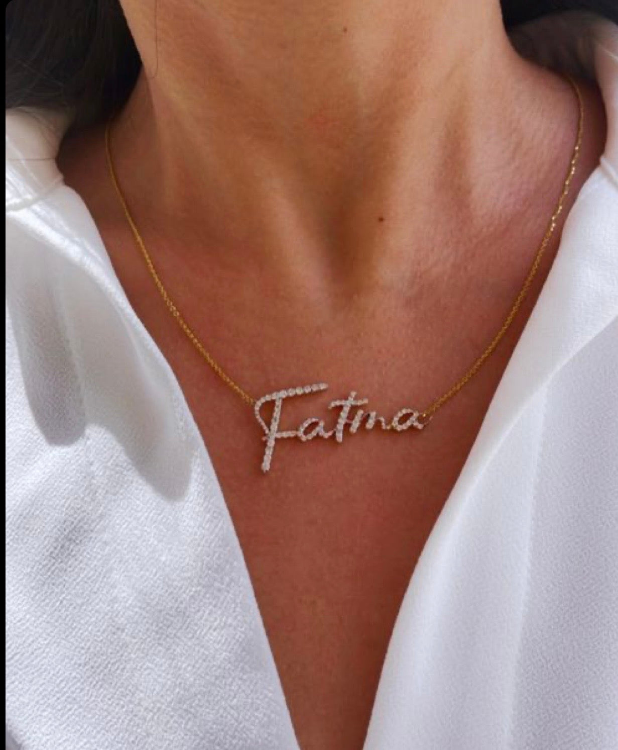 Name Necklace Dubai -007